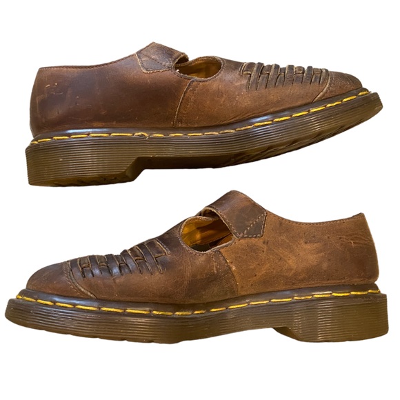 Dr. Martens Soft Woven Oxfords with Buckles, Sz 5 - Picture 5 of 7